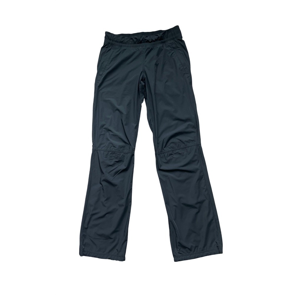 Lululemon Studio Pant II Lined Black Straight Leg Track Pants Size 6 (0934)